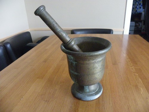 Mortier son pilon bronze - son,