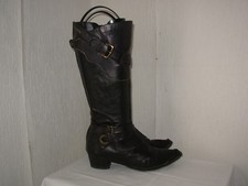 KHRIO Bottes Cuir noir P.36