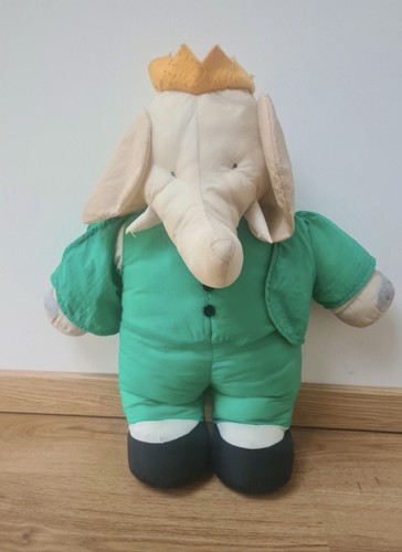 Peluche babar toile parachute - peluche,