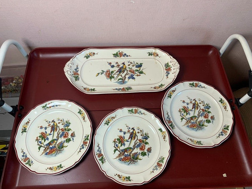 Anciennes assiettes plat - assiettes,