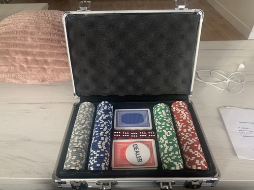 Jeu poker malette metal - poker,