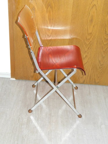 Chaise pliable vintage design - chaise,