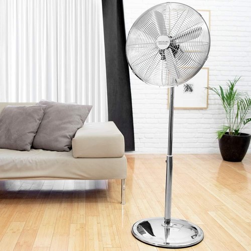 Ventilateur chromé sur - chromé, 40