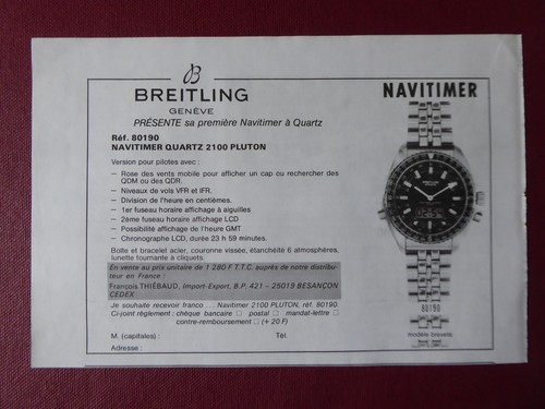 1980 pub montre breitling - 8/1980,
