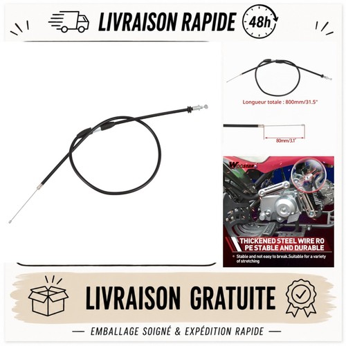 Câble accélérateur 800mm - accélérateur,