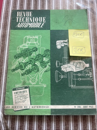 Revue technique fiat - fiat, d