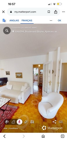 Canapé convertible ecru tissu