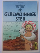 CP Carte Postale Veerkamp 1993/Parodie Marylin Monroe Tintin Etoile Mystérieuse