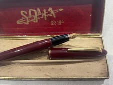 Stylo plume ancien SOMA Or 18