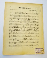 Partition pour saxophone alto