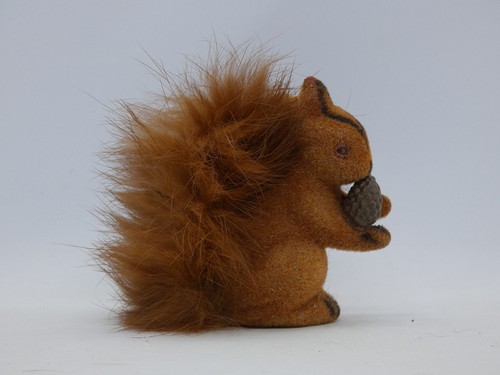 Figurine floquée vintage - ,