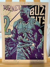 Artprint Larry Johnson , Charlotte Hornets , NBA