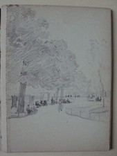 carnet de dessin ancien école
