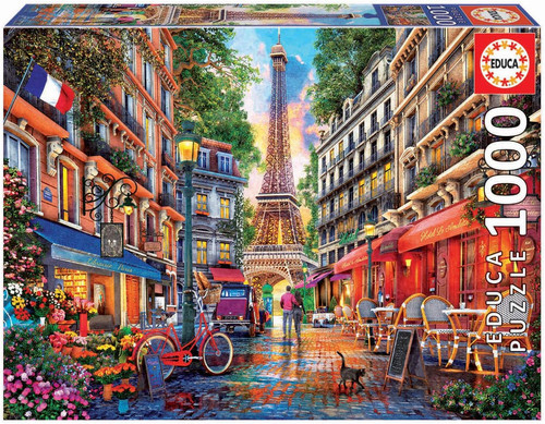 Puzzle 1000 pieces paris tour - puzzle,