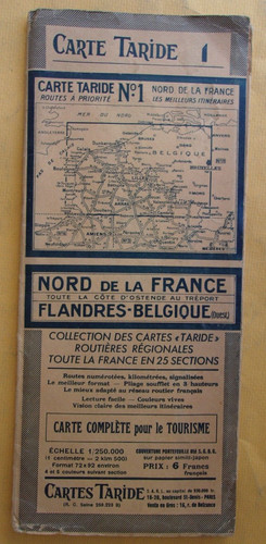 Carte taride nord de - n°1,