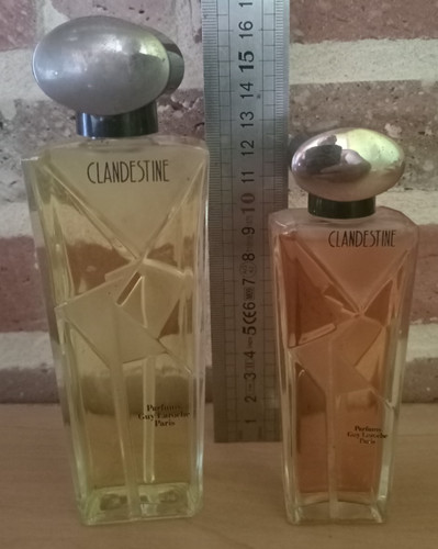 Deux flacons parfum factice - deux, de