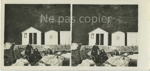 Carteret vers 1930 plage - carteret,