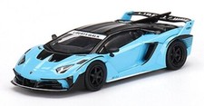 LAMBORGHINI Aventador GT EVO - LB-Silhouette WORKS  - baby blue - Mini GT 1:64