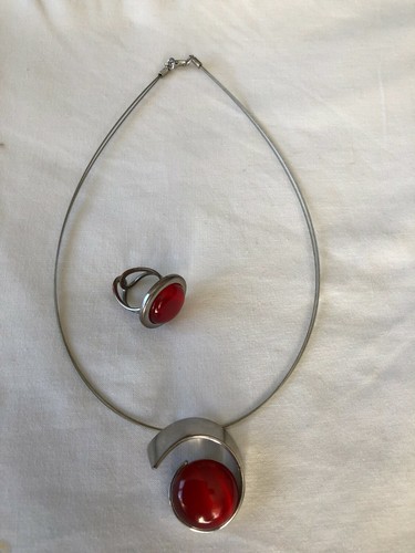 Parure collier bague - collier, +