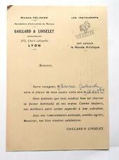 1951 Pélisson Gaillard Loiselet Lyon Commercial Correspondence Postcard
