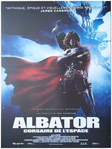 Albator affiche cinéma - cinéma, roulee