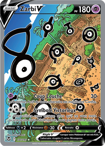 Carte pokémon zarbi 177 - pokémon, 177/195