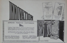1926 PRESS ADVERTISEMENT INNOVATION WARDROBE RAG