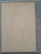 dessin ancien 19ème étude