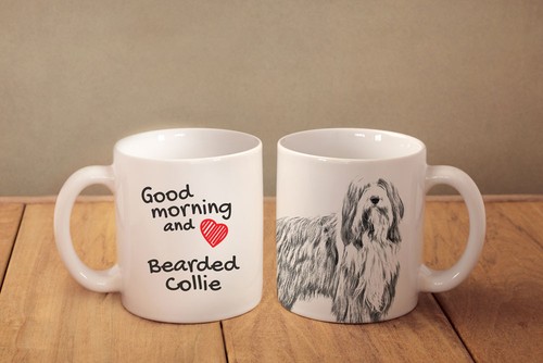 Bearded collie tasse - collie,
