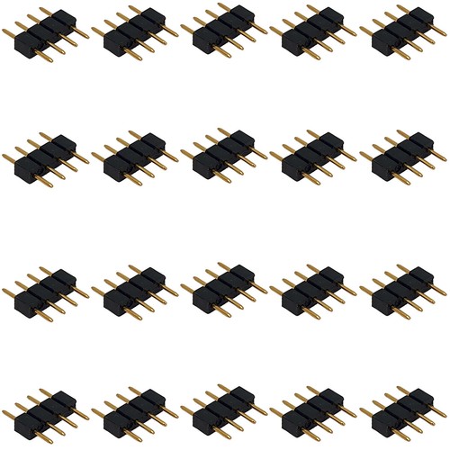 20x rgb led connecteurs - rgb,