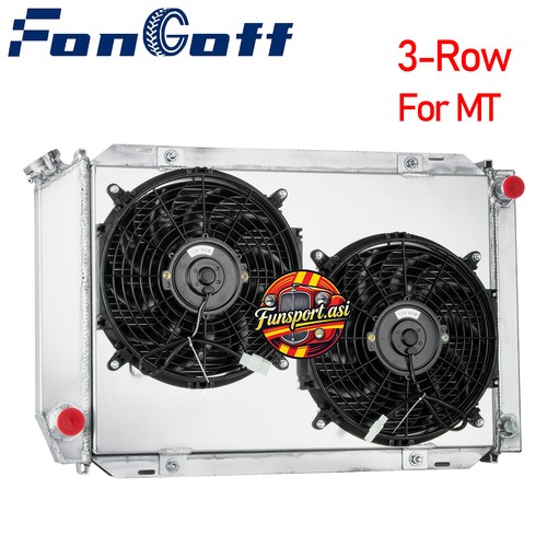 Row aluminum radiator shroud - row,