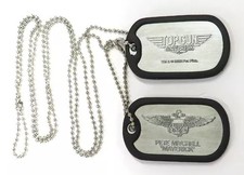 Silverwareringsaccessories (men) Dog tag "Top Gun Maverick"