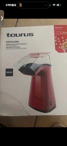 Taurus pop corn machine - pop'n'corn, à