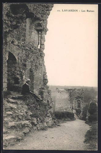 Cpa lavardin les - les,