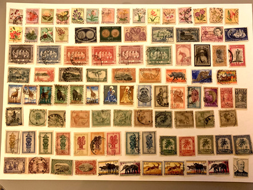 Lot timbres colonie