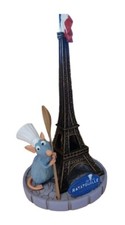 Disney Parks Epcot Paris Remy Ratatouille With Tower Eiffel with Flag Figurine