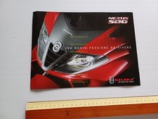 Gilera Nexus 500 Original Italian Leaflet