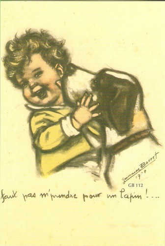 Germaine bouret carte postale - germaine,