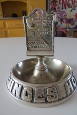 Très rare porte boite d allumette / cendrier publicitaire art déco " WISKEMANN "