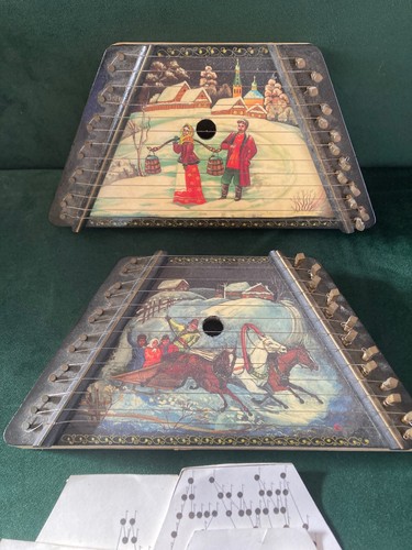 Cithares gusli russes vintage - cithares,
