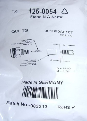 J01020a0107 connecteur n - 1,