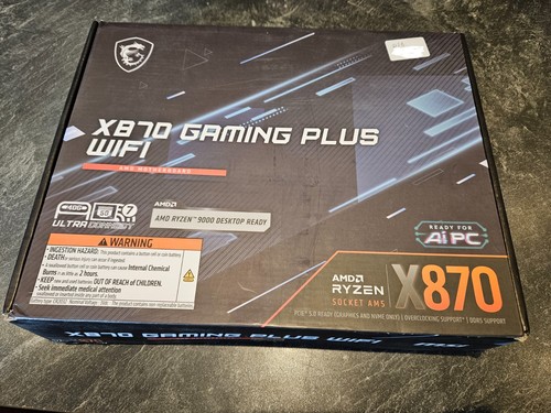 Msi x870 gaming plus - msi,