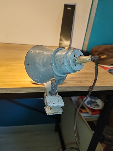 Ancienne lampe pince - ancienne, philips