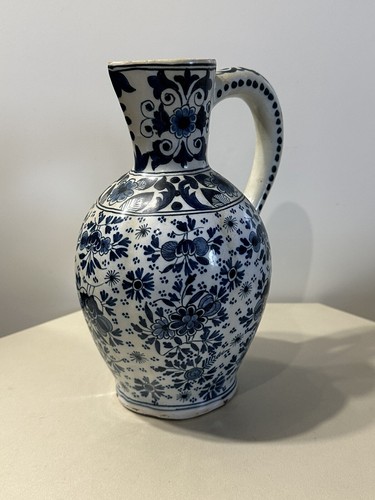 Cruche faïence delft fin - cruche,