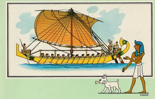 Chromo tintin hergé marine - chromo, tintin/hergé/marine
