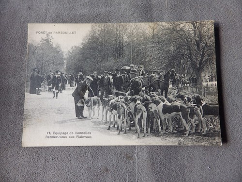 Cpa chasse courre en - cpa,
