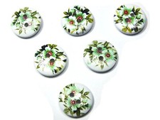 LOT 6 BOUTONS BOIS : rond