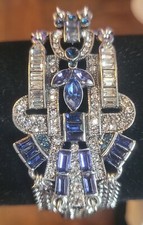 Chloe + Isabel Jardins du Trocadero Bracelet Montana Blue Art Deco Style