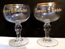 Lot 2 verres à bière 25 cl TRAPPISTES ROCHEFORT , ref TR9