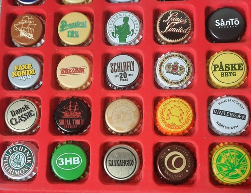 Lot capsule bière ou - 20,